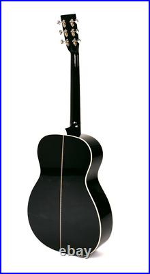Sigma Guitar-Gitarre 000R Black Diamond + Lr-Baggs 2. Choice Traces of Use Base