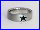 Sterling Silver Star Ring with Natural Briliant Black Diamond Limited Edition