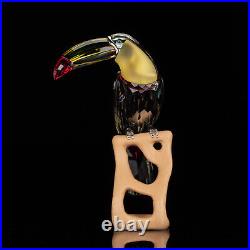 Swarovski Figurine Crystal Paradise Birds Large Black Diamond Toucan 850600