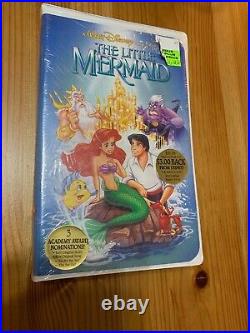 THE LITTLE MERMAID DISNEY BLACK DIAMOND CLASSIC VHS BANNED COVER New & Sealed