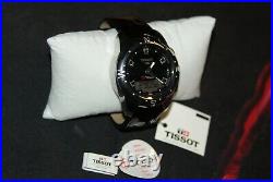 TISSOT T-Touch II Black Titanium Mother of Pearl Unisex Watch 53 Diamonds 0,1352
