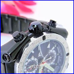 Techno Master. 45 TCW Diamond Watch -Black TM2126 Rare Edition MUST SELL