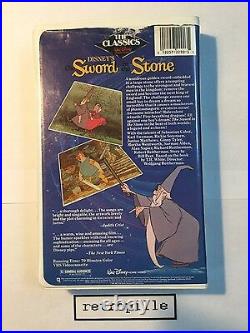 The sword in the stone, Walt Disney, Black Diamond, Big Label, Vhs, englisch, Selten