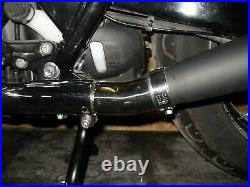 Triumph Bonneville T100 / T120 Exhausts Short Black Slip-ons From Norman Hyde