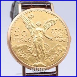 Vacheron Constantin Coin Watch Mexican Goddess of Victory 50 pesos Ref. 7095 Men