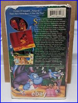 WALT DISNEY Aladdin Black Diamond Clamshell VHS Movie