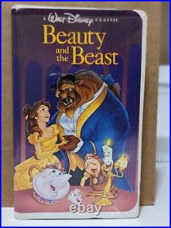 WALT DISNEY Classic Beauty and the Beast Black Diamond Clamshell VHS Movie