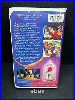 Walt Disney Classic Black Diamond? 1992 BEAUTY & THE BEAST / VHS Tape / RARE