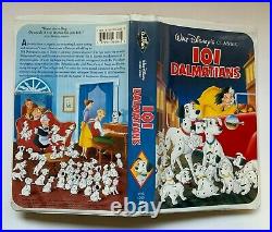 Walt Disney's Classic 101 Dalmatians -VHS 1263- Black Diamond 1992 Edition Rare